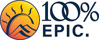 100% EPIC. logo