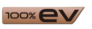 100% EV logo