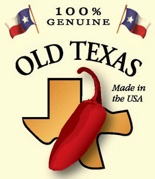 100% GENUINE OLD TEXAS MADE IN THE USA logo