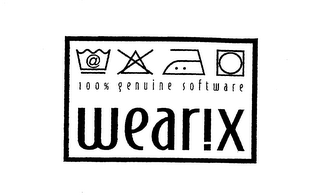 100% GENUINE SOFTWARE WEARIX logo