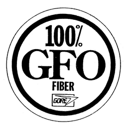 100% GFO FIBER GORE logo