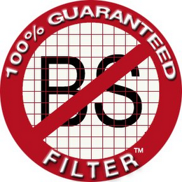 100% GUARANTEED BS FILTER logo