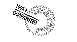 100%+ GUARANTEED UNCONDITIONALLY logo