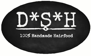 100% HANDMADE HAIRFOOD D*S*H logo