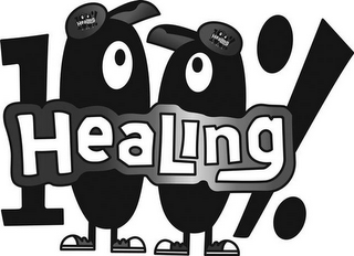 100% HEALING logo