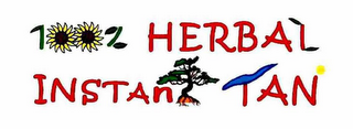 100% HERBAL INSTANT TAN logo
