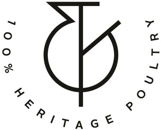 100% HERITAGE POULTRY logo