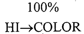 100% HI COLOR logo