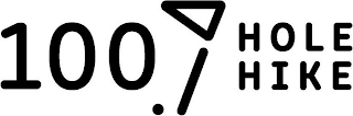 100 HOLE HIKE logo