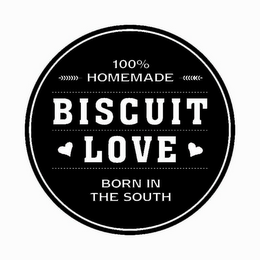 100% HOMEMADE BISCUIT LOVE BORN IN THE SOUTH logo