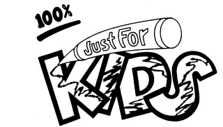 100% JUST FOR KIDS logo