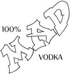100% MAD VODKA logo