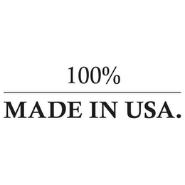 100% MADE IN USA logo