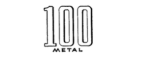 100 METAL logo