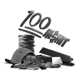 100 M$HIT logo