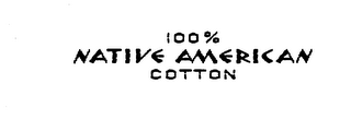 100% NATIVE AMERICAN COTTON logo