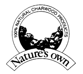 100% NATURAL CHARWOOD PRODUCTS NATURE'S OWN logo