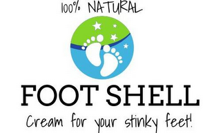 100% NATURAL FOOT SHELL CREAM FOR YOUR STINKY FEET! logo