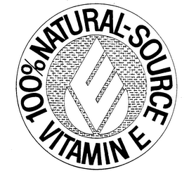100% NATURAL-SOURCE VITAMIN E