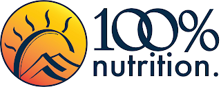 100% NUTRITION. logo