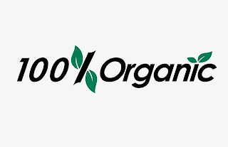 100% ORGANIC logo
