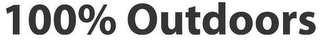 100% OUTDOORS logo