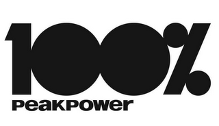 100% PEAKPOWER logo