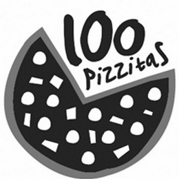 100 PIZZITAS logo