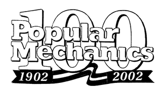 100 POPULAR MECHANICS 1902-2002 logo