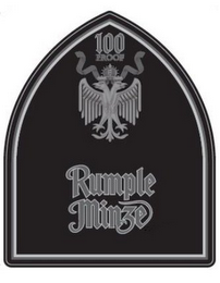 100 PROOF RUMPLE MINZE logo