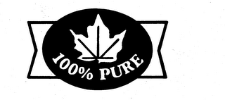 100% PURE logo