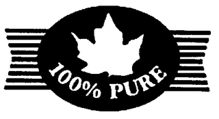 100% PURE logo