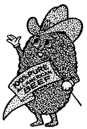 100% PURE ALL-AMERICAN BEEF logo