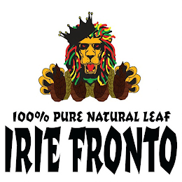 100% PURE NATURAL LEAF IRIE FRONTO logo