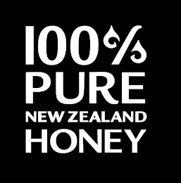 100% PURE NEW ZEALAND HONEY logo
