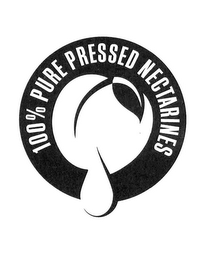 100% PURE PRESSED NECTARINES logo