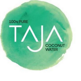 100% PURE TAJA COCONUT WATER logo