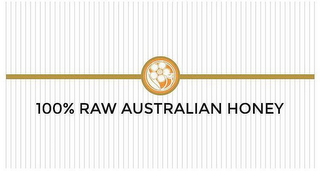 100% RAW AUSTRALIAN HONEY logo
