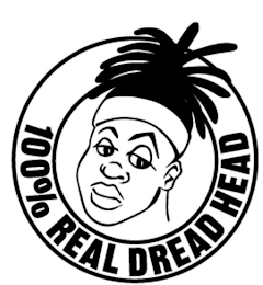 100% REAL DREAD HEAD logo