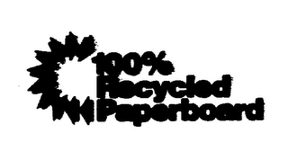 100% RECYCLED PAPERBOARD logo