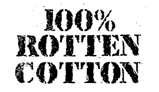 100% ROTTEN COTTON logo