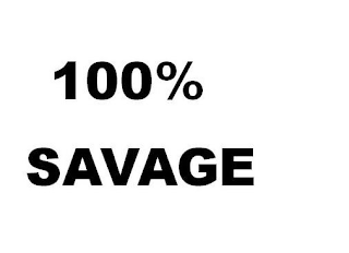 100% SAVAGE logo