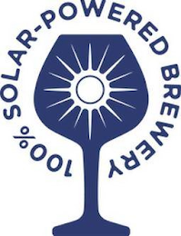 100% SOLAR-POWERED BREWERY logo