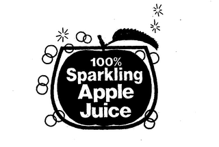 100% SPARKLING APPLE JUICE logo