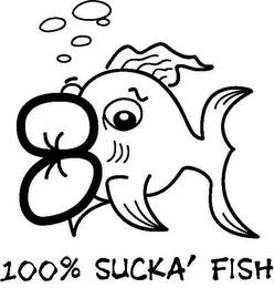 100% SUCKA 'FISH logo