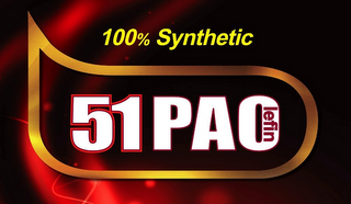 100% SYNTHETIC 51 PAO LEFIN logo