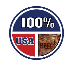 100% USA BEEF logo