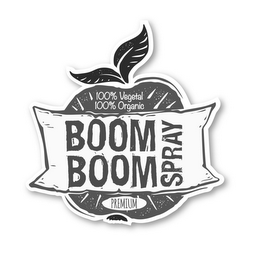 100% VEGETAL 100% ORGANIC BOOM BOOM SPRAY PREMIUM logo