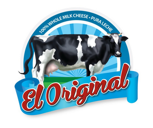 100% WHOLE MILK CHEESE PURA LECHE EL ORIGINAL logo