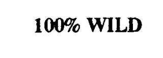 100% WILD logo